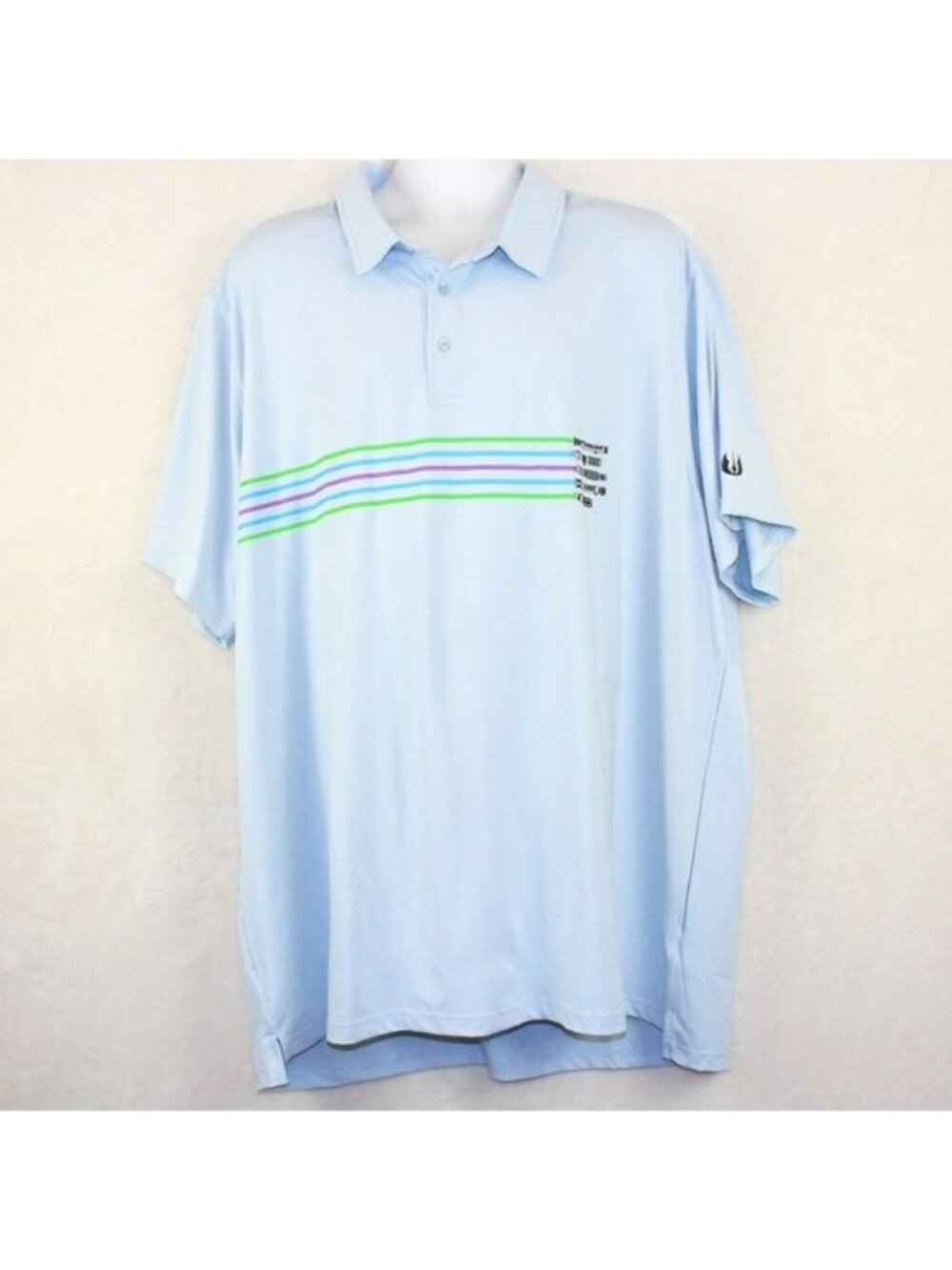 RSVLTS Rare Star Wars Lightsaber Polo Shirt Mens 4XL